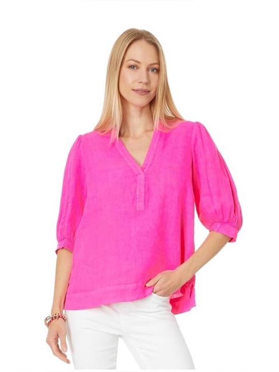Lilly Pulitzer Tops - XL Lilly Pulitzer Linen Top